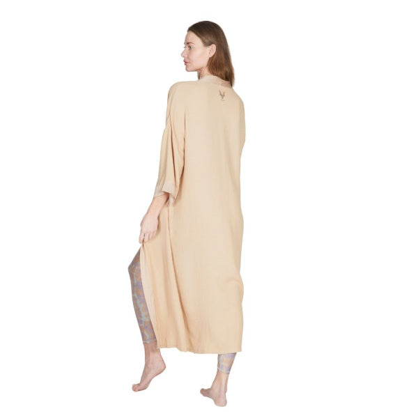 Kimono aus Viskose von Kismet Beige