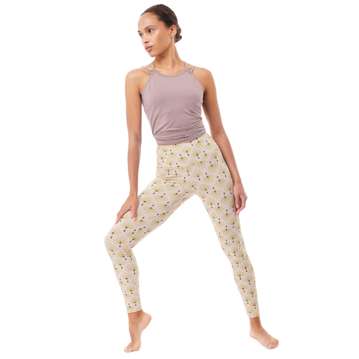 Yoga Leggings  aus Lyocell & Bio-Baumwolle  mit orientalischem Print