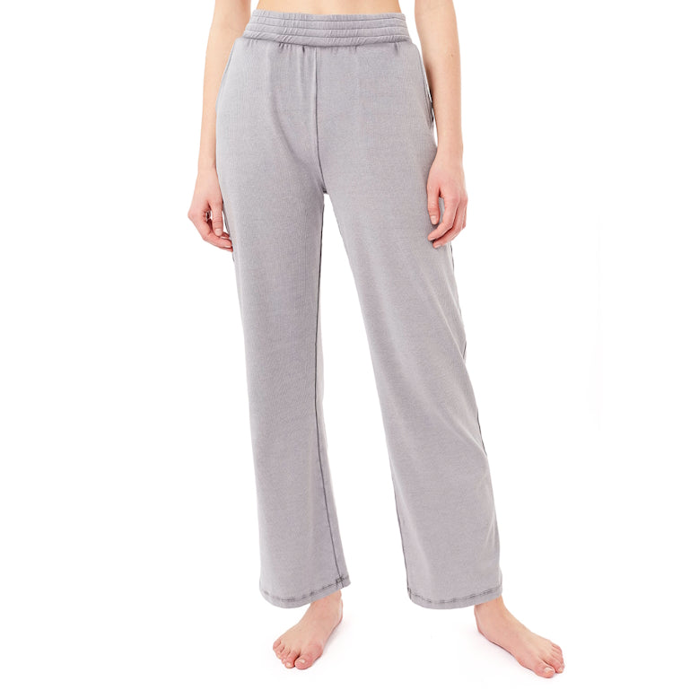 Nachhaltige Yoga Kleidung Yoga Hose aus Biobaumwolle Grau