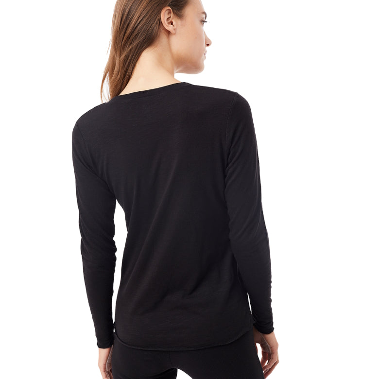 Yoga Langarmshirt Bio-Baumwolle & Modal (black)