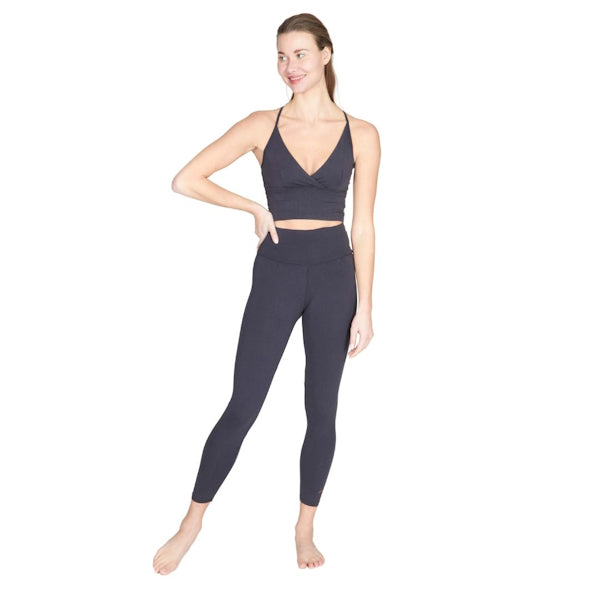 Yoga Leggings von Kismet aus Bio-Baumwolle und Lenzing Modal Anthrazit